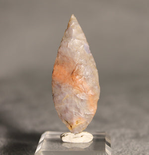 Neolithic Multicolour Agate Flint Leaf-Shaped Arrowhead – 4.9 cm | Ténéré, Mali