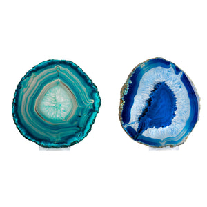 5" Brazilian Agate Slice | Polished Crystal Display Piece