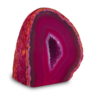 3–4" Cut Base Agate Geode | Brazilian Crystal Specimen