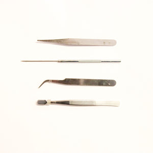 Professional Entomology Tool Set – Stainless Steel Forceps & Setting Needle for Specimen Mounting