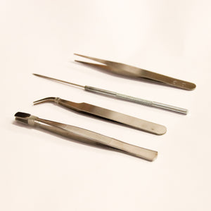 Professional Entomology Tool Set – Stainless Steel Forceps & Setting Needle for Specimen Mounting