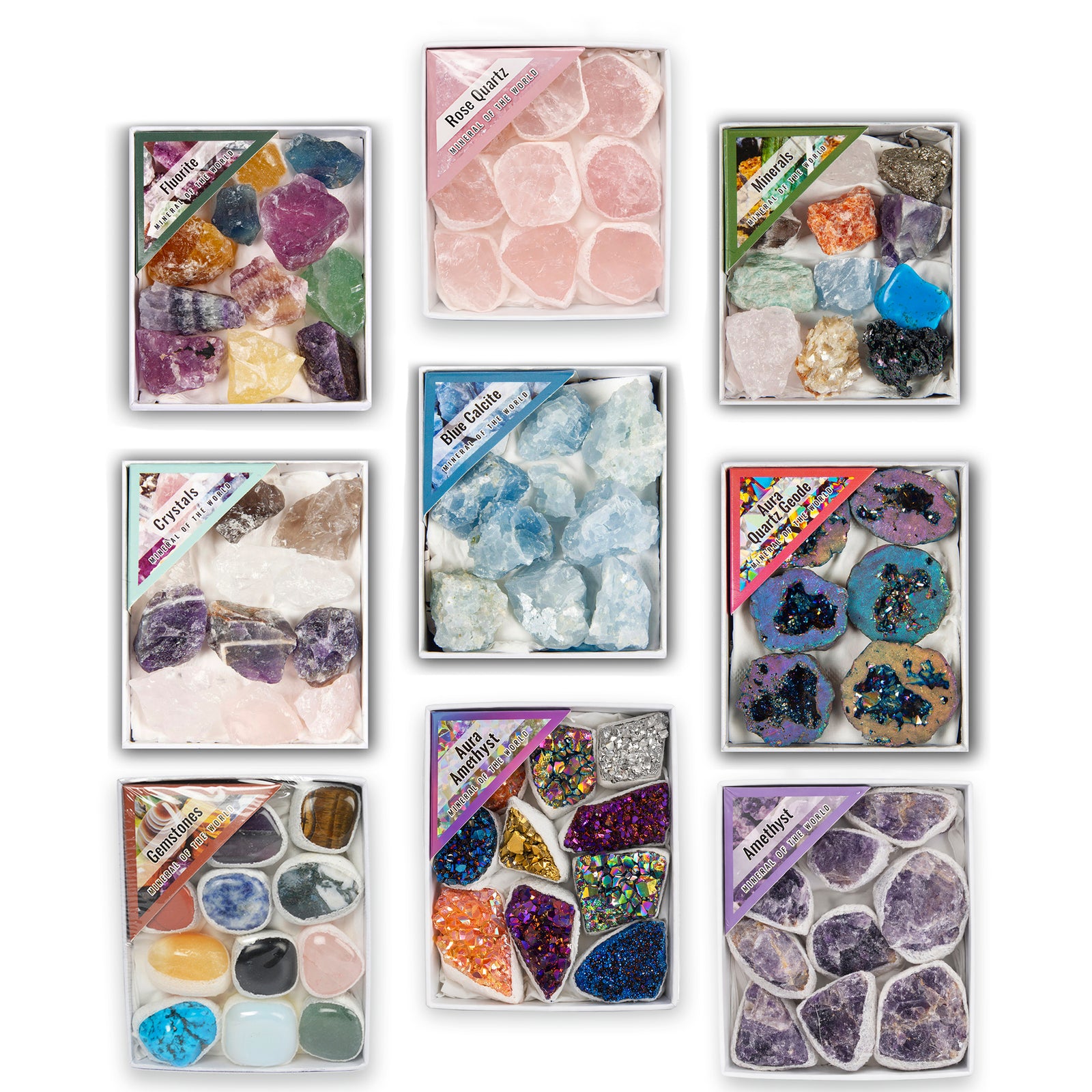 Mini Crystal & Mineral Specimen Trays