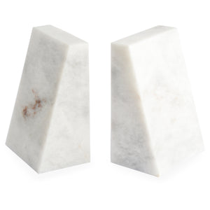 Marble Wedge Bookends – Himalayan Stone, Four Colour Options