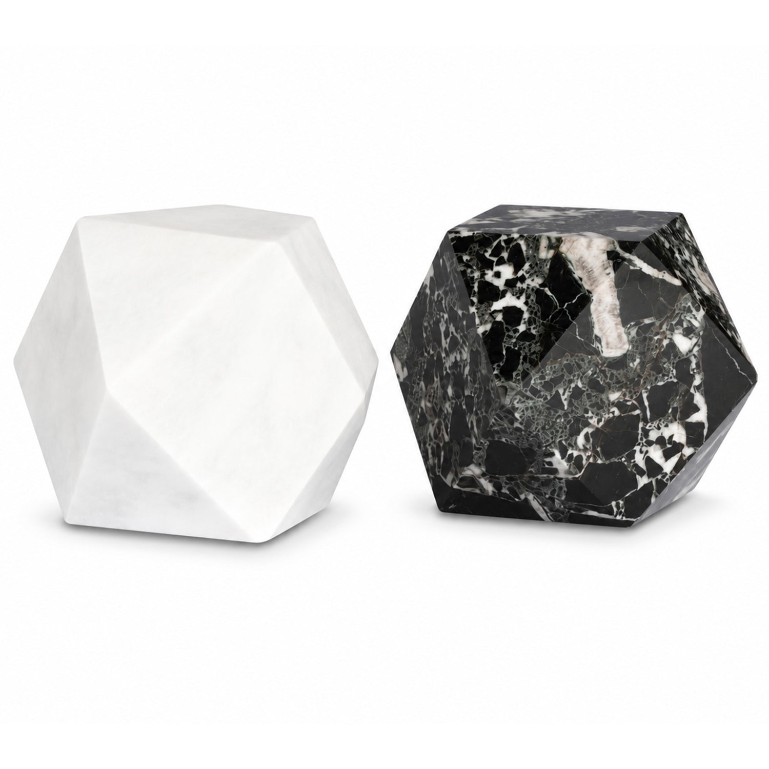 Marble Diamond Bookend – 4.75" Himalayan Stone, Single