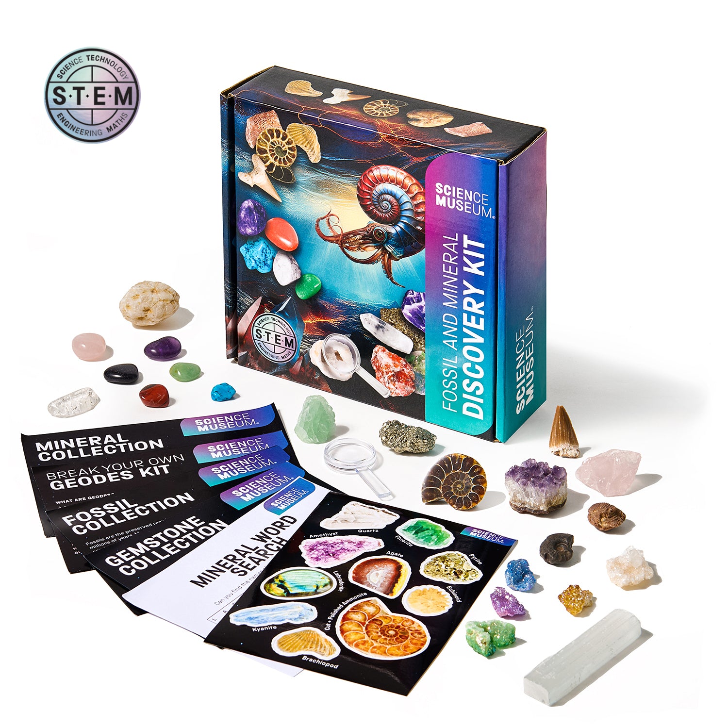 Science Museum Fossil & Mineral Discovery Kit