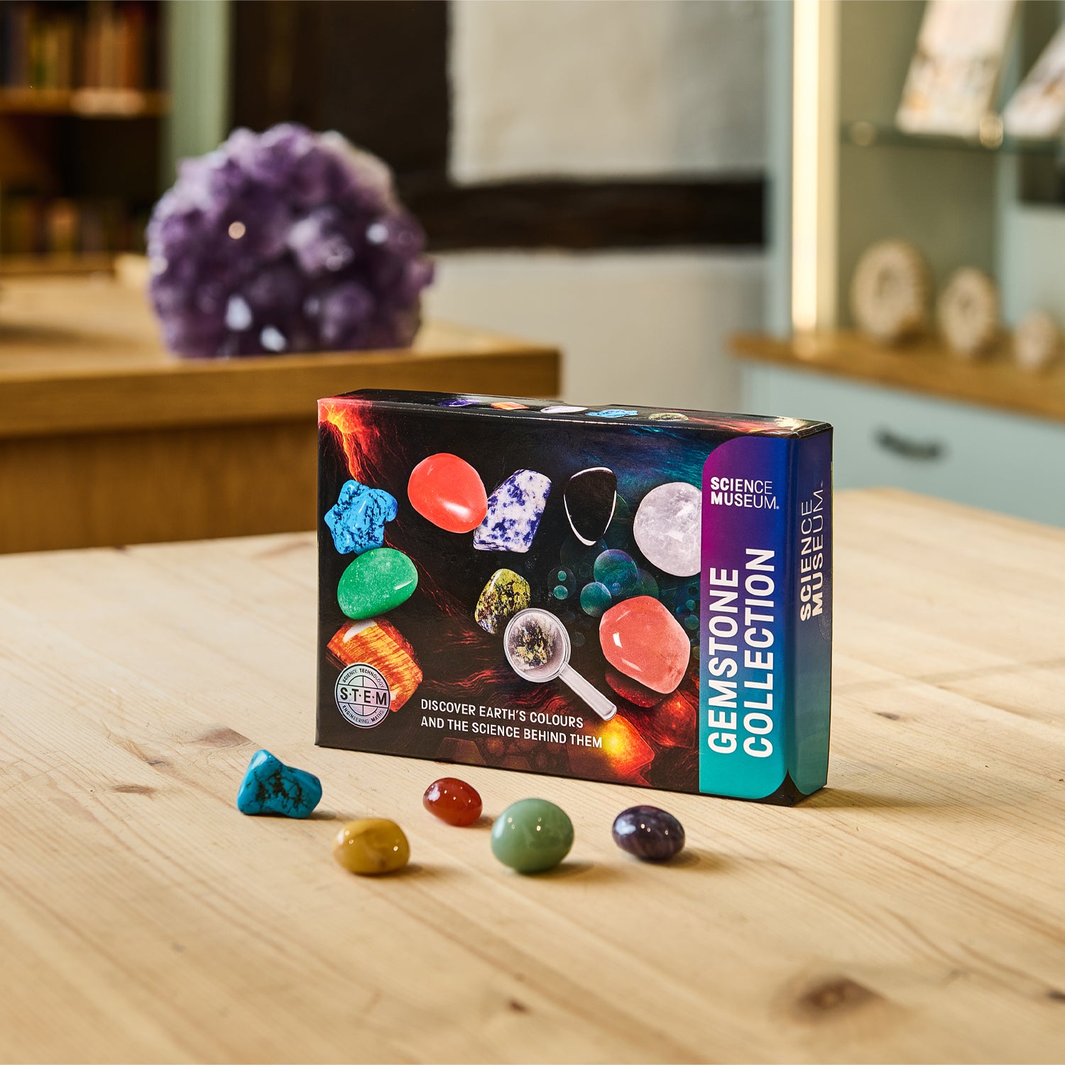 Gemstone Collection Kit | 15 Specimens | Science Museum | BugsDirect