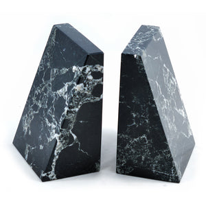 Marble Wedge Bookends – Himalayan Stone, Four Colour Options