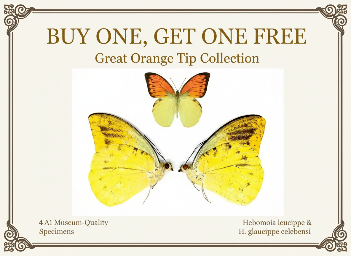 Collector's Alert: Buy One, Get One Free on Premium Hebomoia Specimens