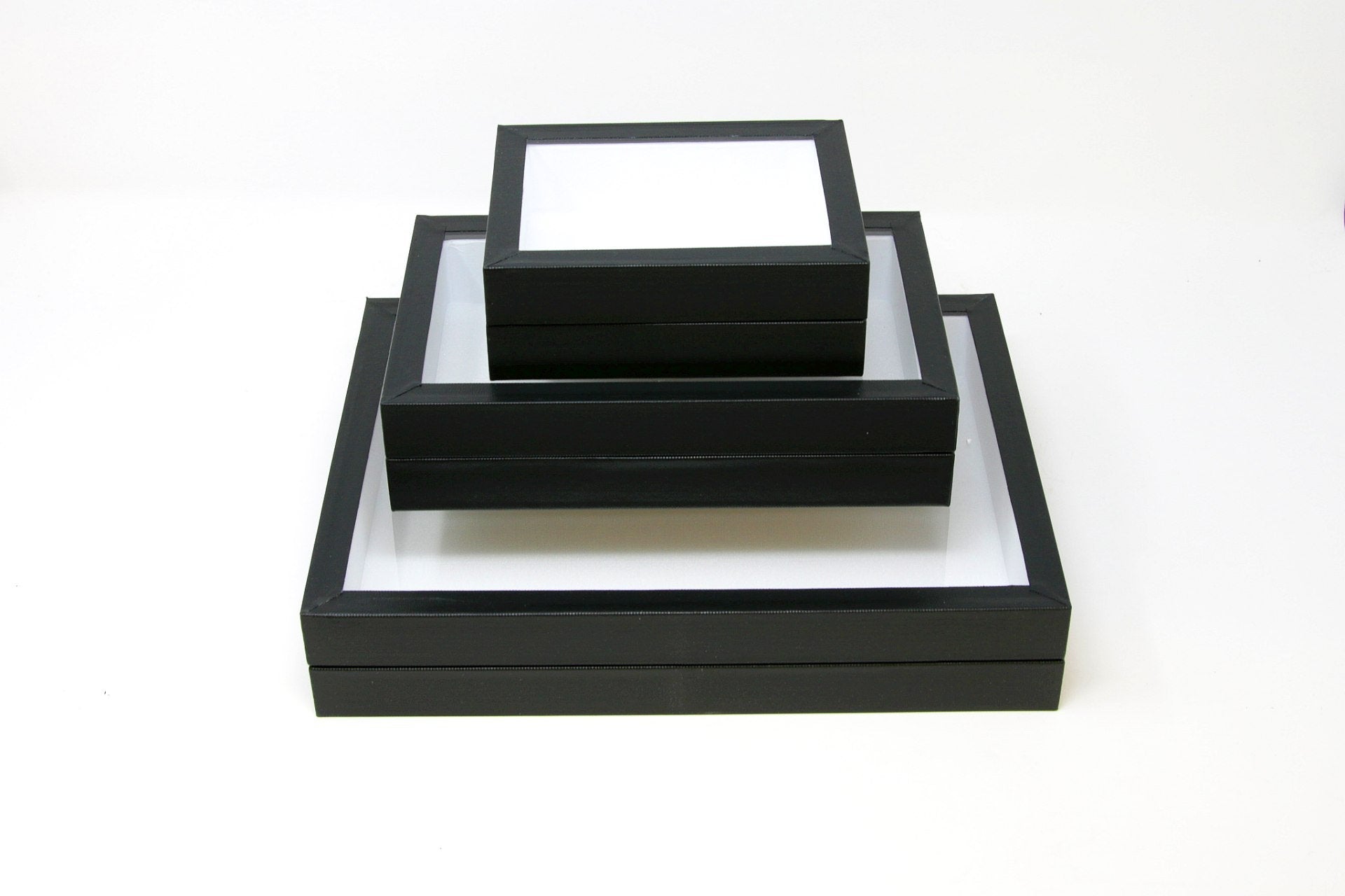 Empty Box Frame Entomology Butterfly Display Case with Glass Lid (Black ...