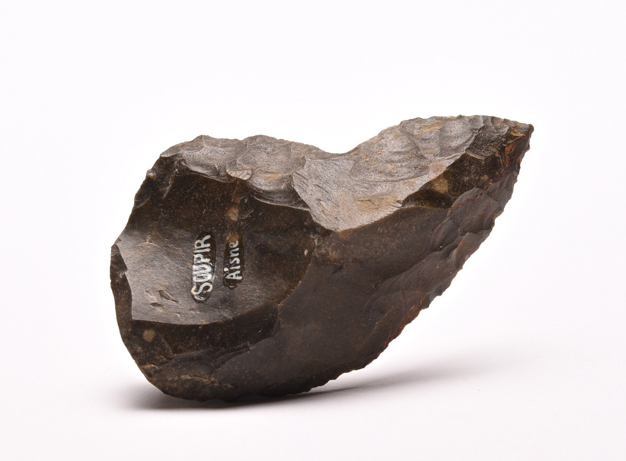 Authentic Paleolithic Flint Tool | 91×54mm | Middle Paleolithic Levallois spire | Natural History Specimen