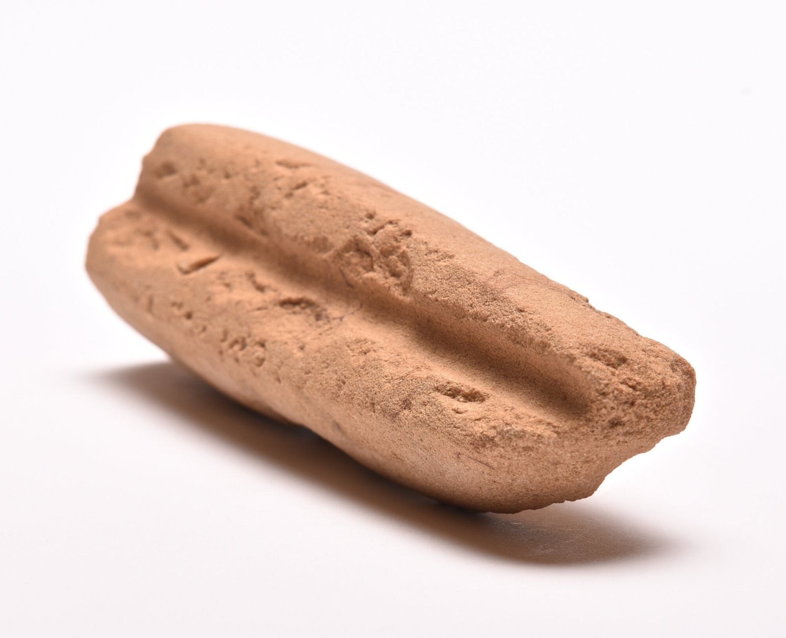 Real Neolithic Early Stone Age Tool Quartzite Large Polishing Stone with 3 Grooves | 182×64mm | 4000-6000 BCE